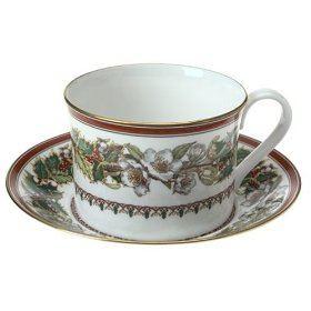 Christmas Rose Cup & Saucer-Discontinued