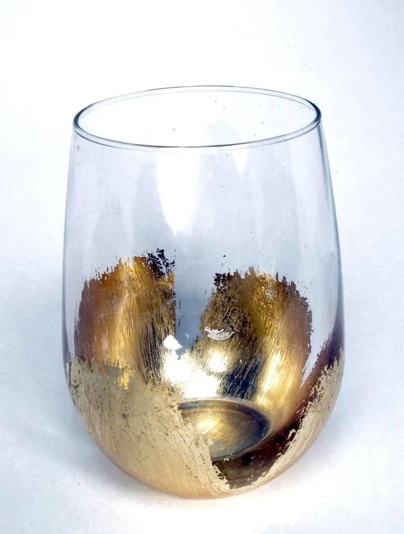 Stemless Wine-Gold