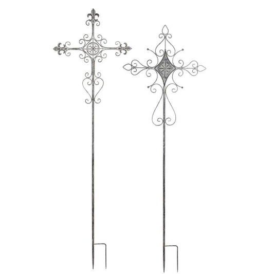 Metal Cross Stake