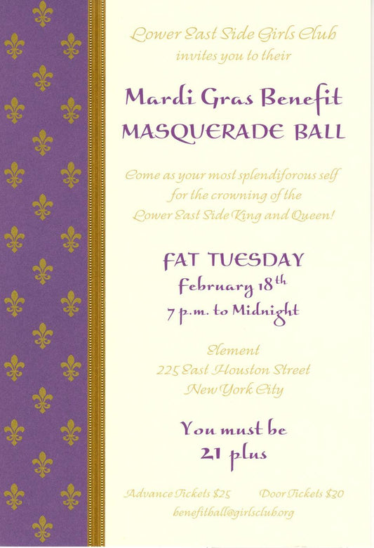 Invitation-Petite Fleur de Lis Purple