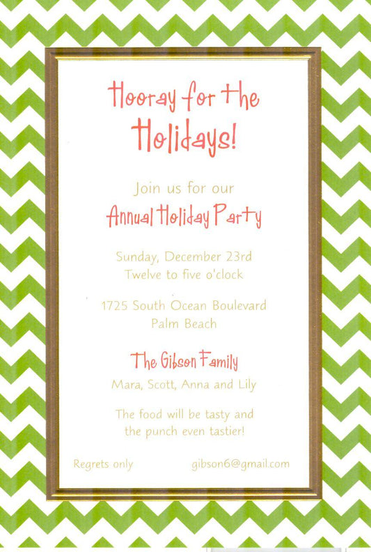 Invitation-Echo Green/Gold
