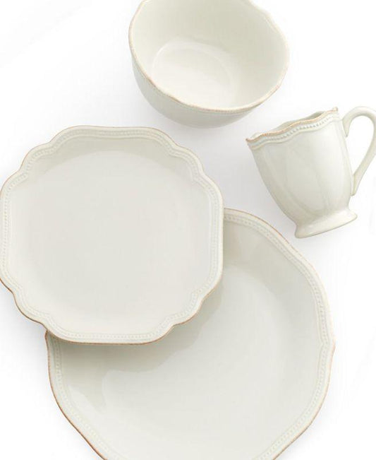 French Perle Bead 4 Piece Place Setting