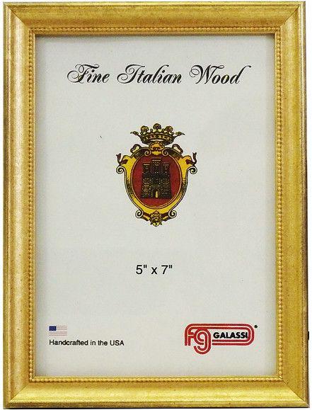 Frame-Vintage Gold Bead 8x10