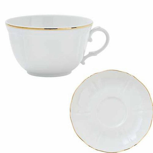 Corona Gold Tea Cup & Saucer