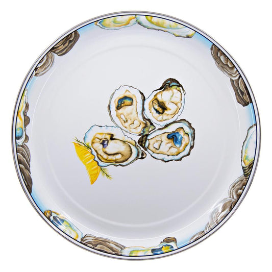 Oyster Medium Round Tray