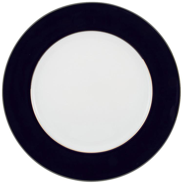 Cobalt Blue With Platinum Buffet Plate