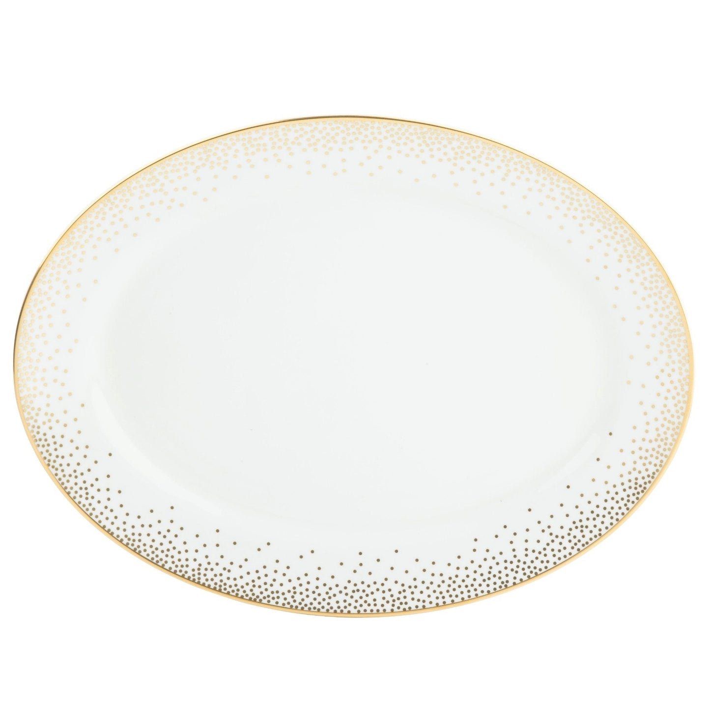 Gold Oval Platter