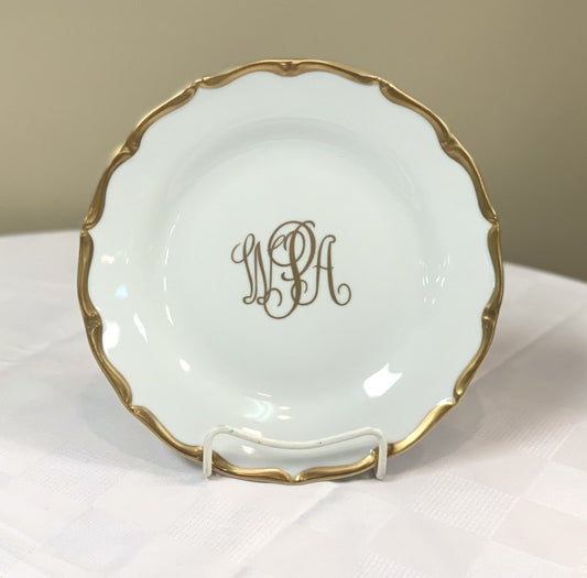 Birmingham Monogrammed Salad Plate