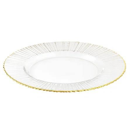 Charger-Ray with Gold Rim