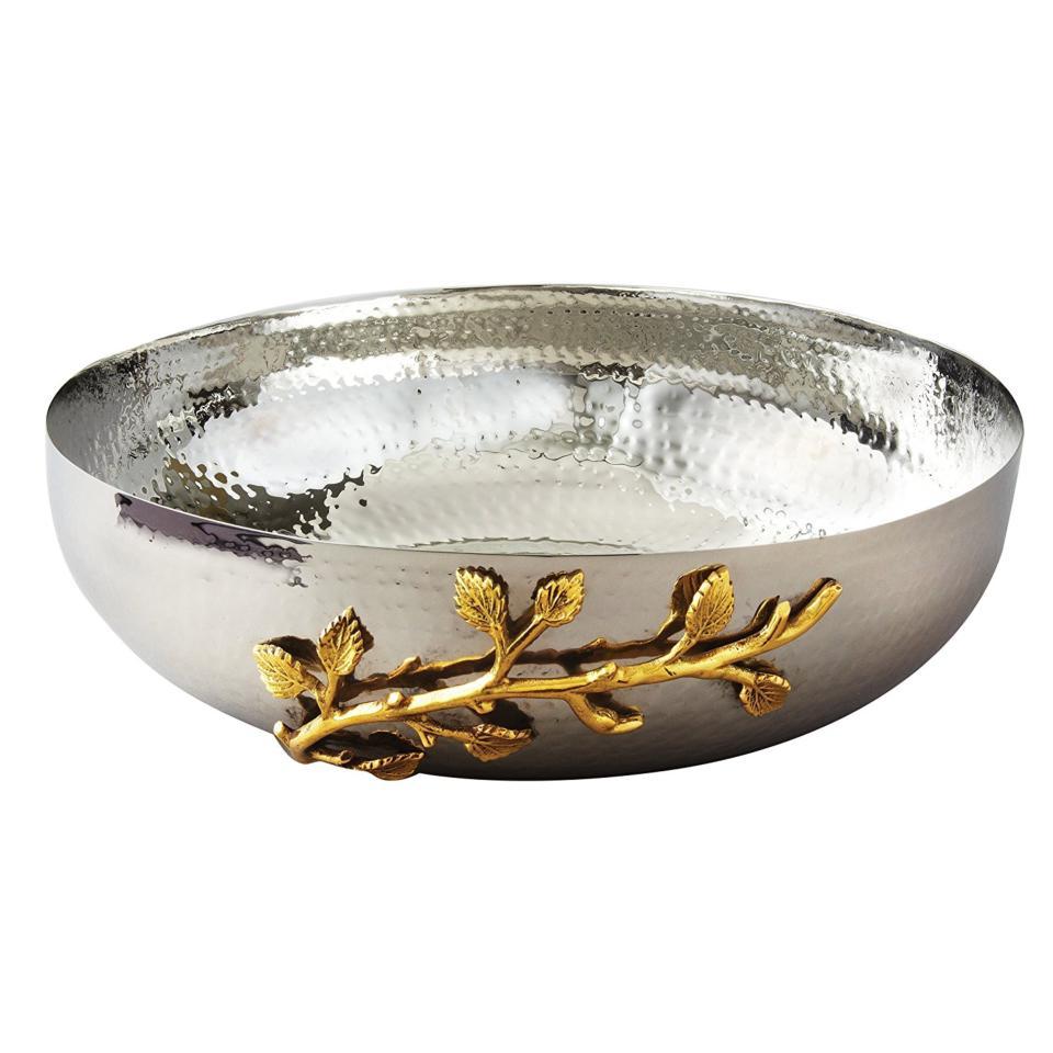 Golden Vine Salad Bowl 12"