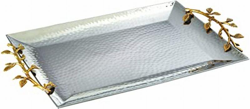 Golden Vine Rectangular Tray-Large