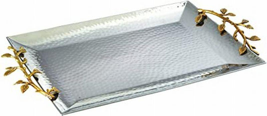 Golden Vine Rectangular Tray-Large