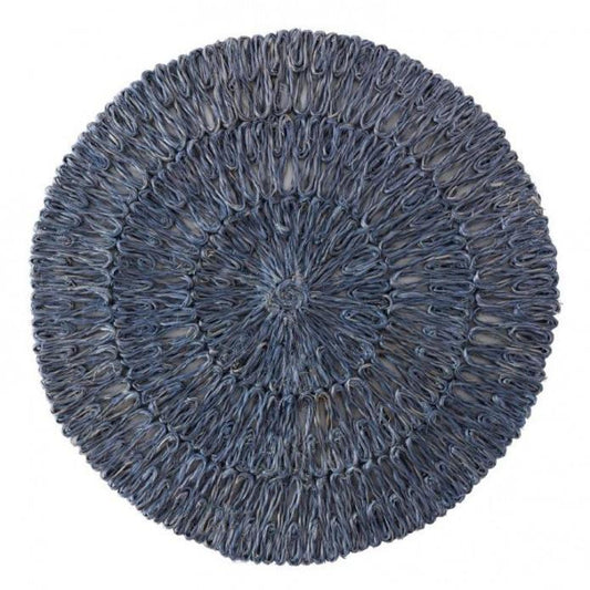 Straw Loop Placemat - Delft Blue