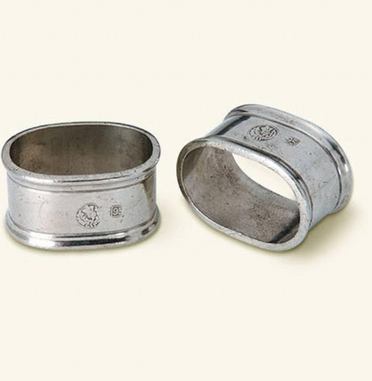 Oval Napkin Ring Pair