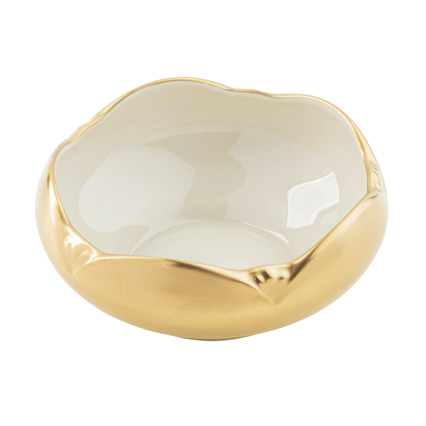 Gold Tulip Bowl
