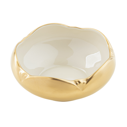 Gold Tulip Bowl