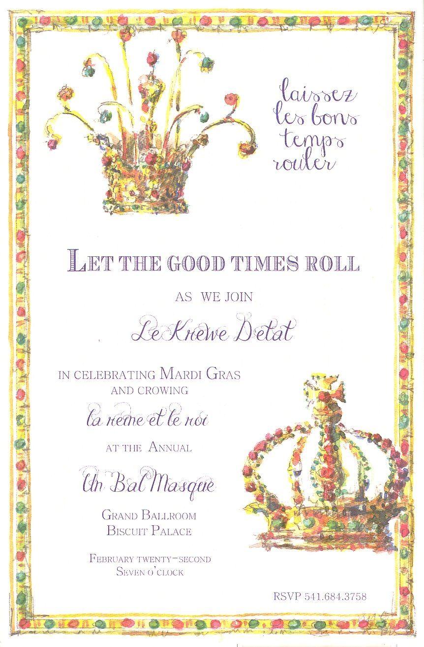 Invitation-Crowning Glories