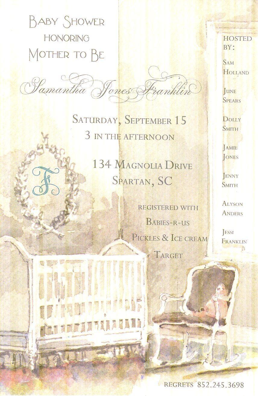 Invitation-Baby's Room