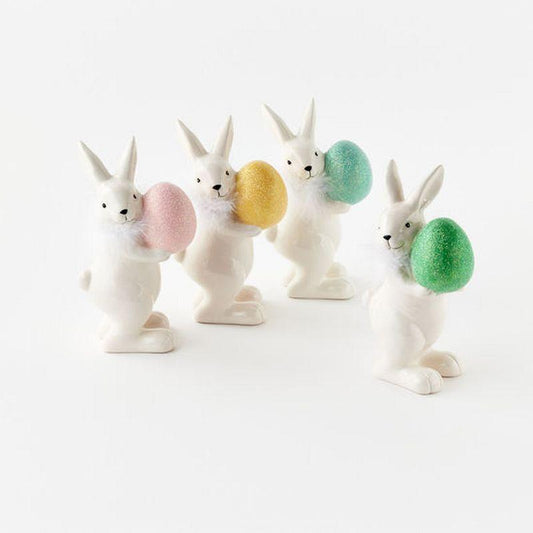 Bunny with colored egg-Assorted