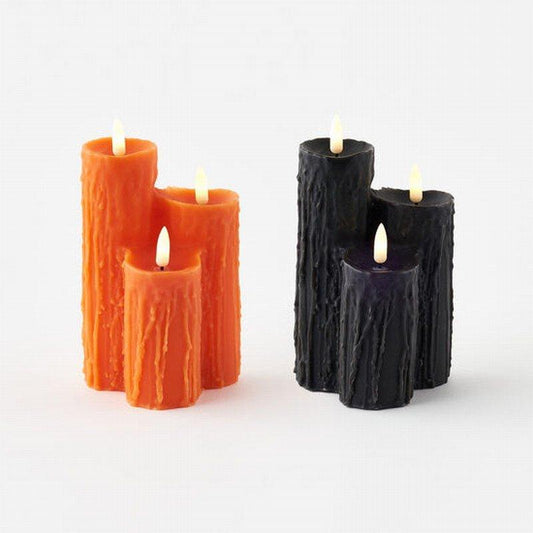 Candle Cluster with LED Flame
