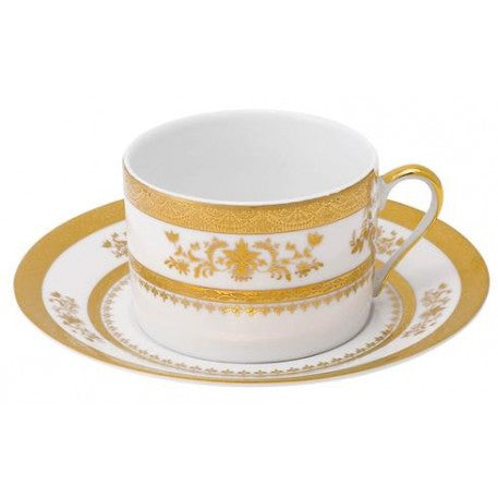 Orsay White Cup and Saucer