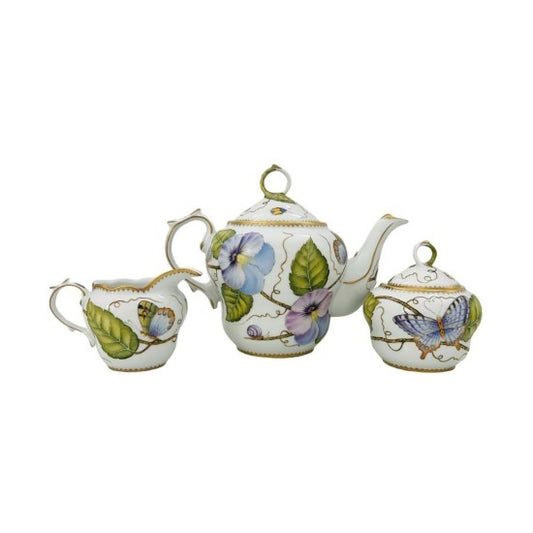 Tea Set - Pansy Flower