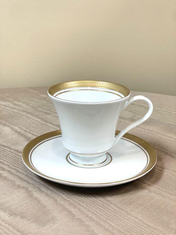 Palace Ultra White cup and saucer