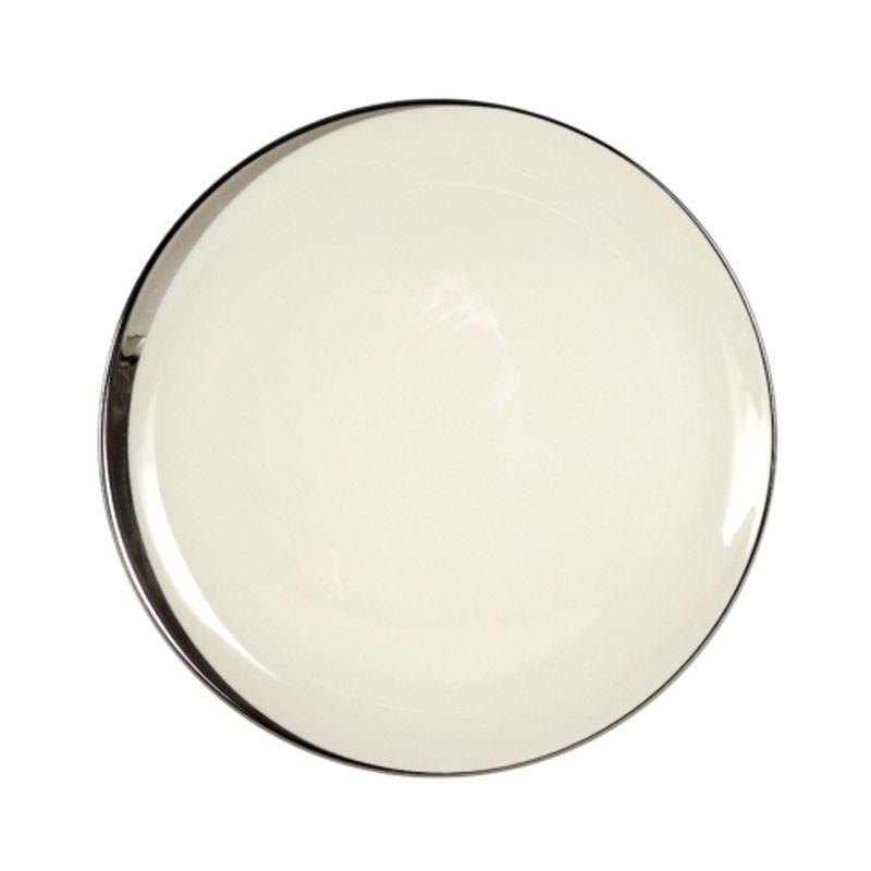 Crescent Ivory Dinner Plate