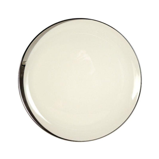 Crescent Ivory Dinner Plate