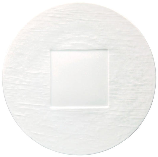 White Round Buffet Plate
