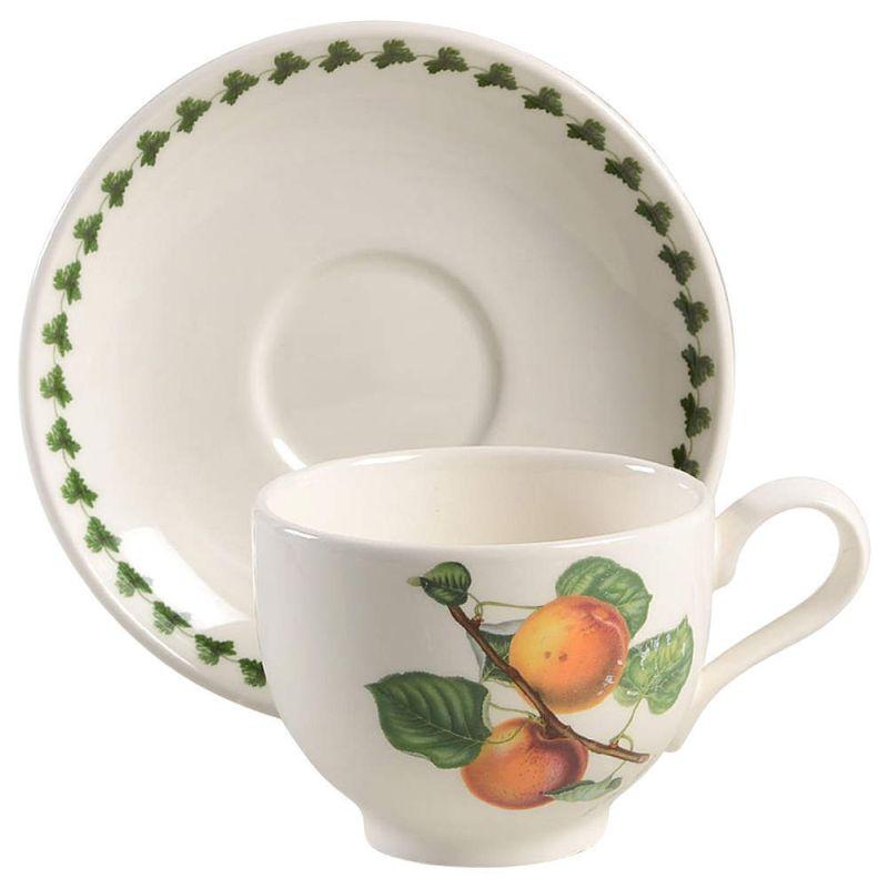 Pomona Traditional Shaped Tea Cup & Saucer