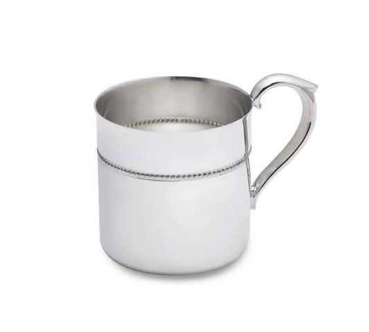 Royal Bead Silverplate Baby Cup