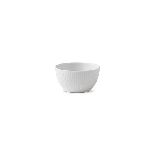 White Fluted Sugar Bowl