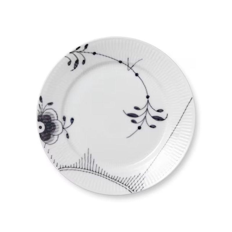 Black Fluted Mega #2 Salad Plate