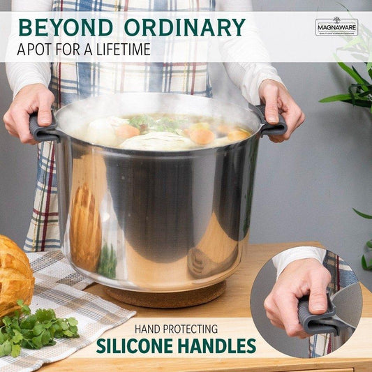 Stock Pot with Lid 18QT