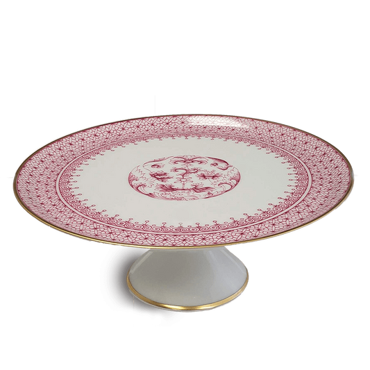 Pink Lace Cake Stand Small