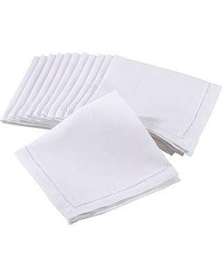 Hemstitched White Napkin Each