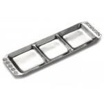 Scalloped Handled Divided Tray