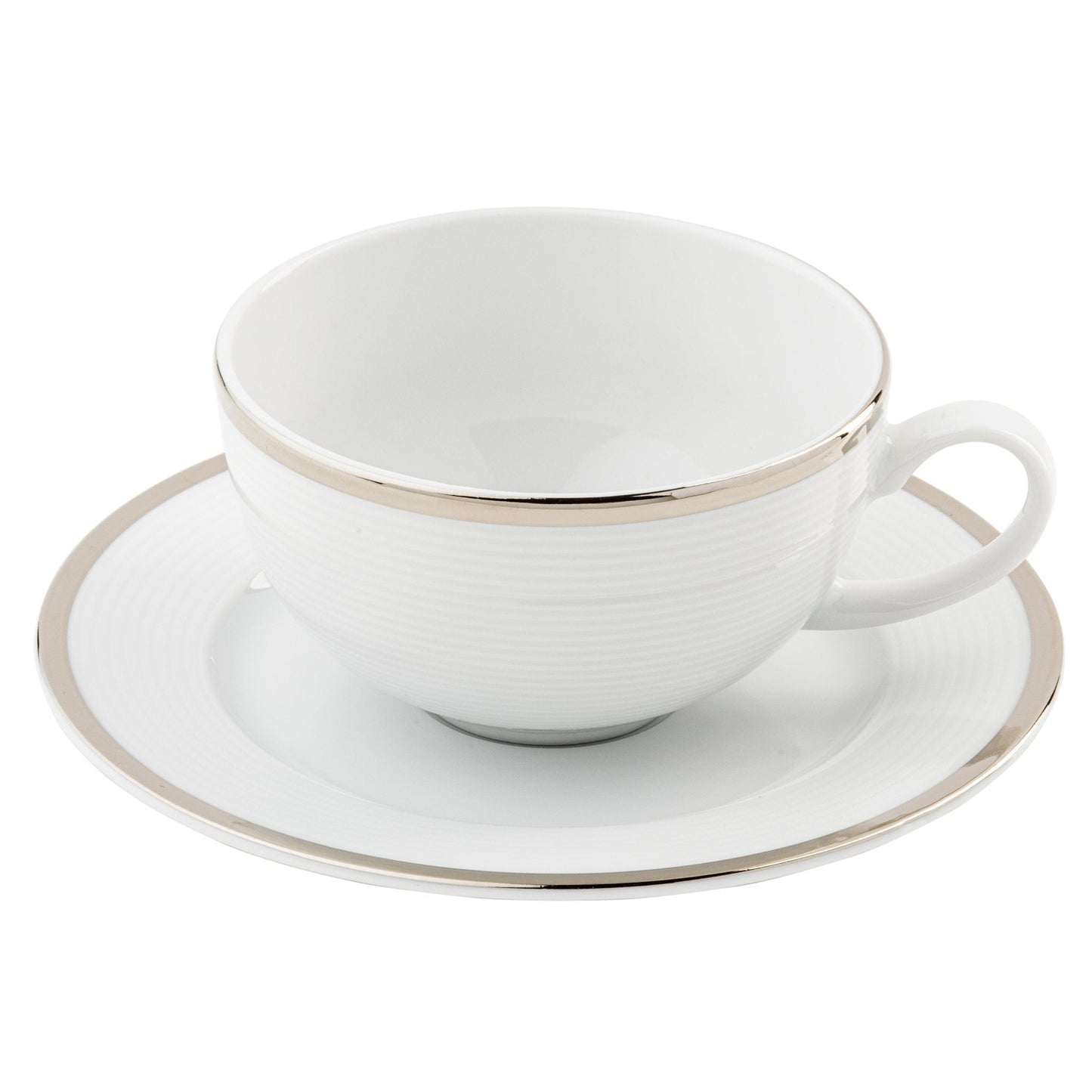 Banded Teacup Saucer