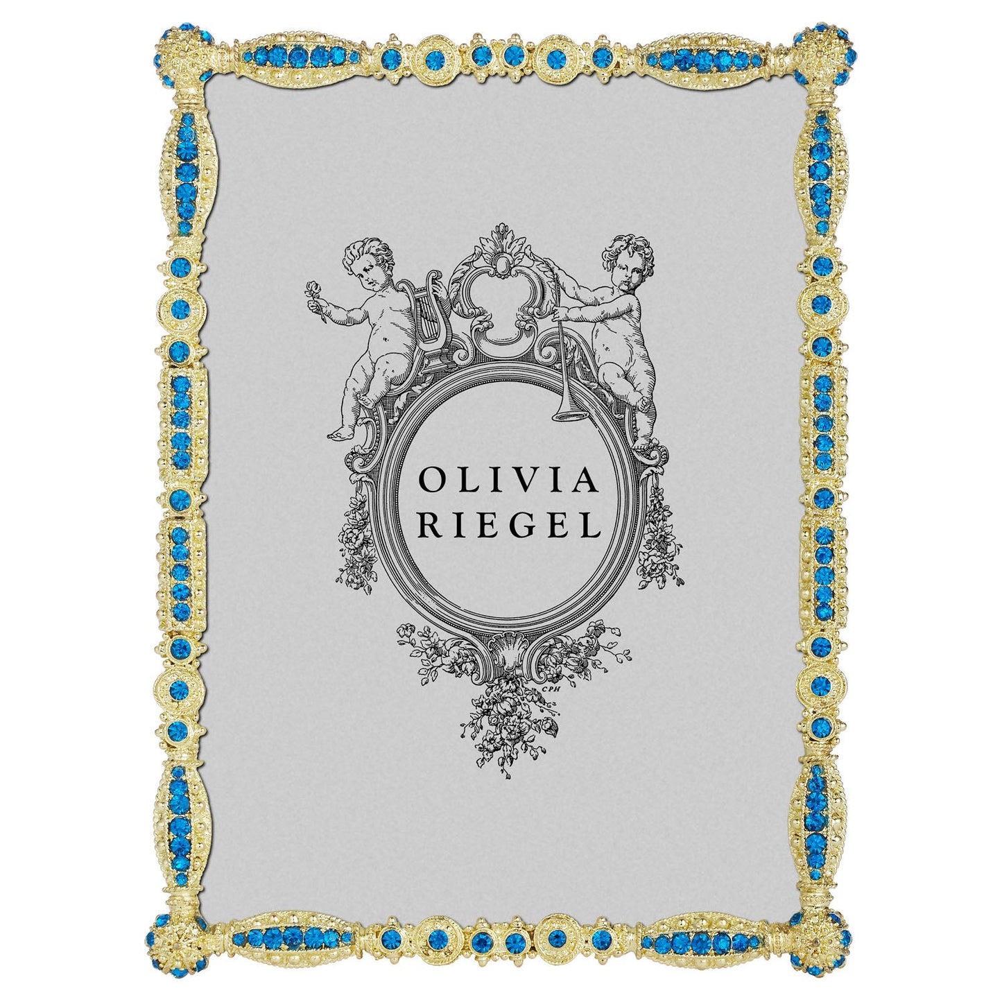Asbury Picture Frame with Capri Blue Stones