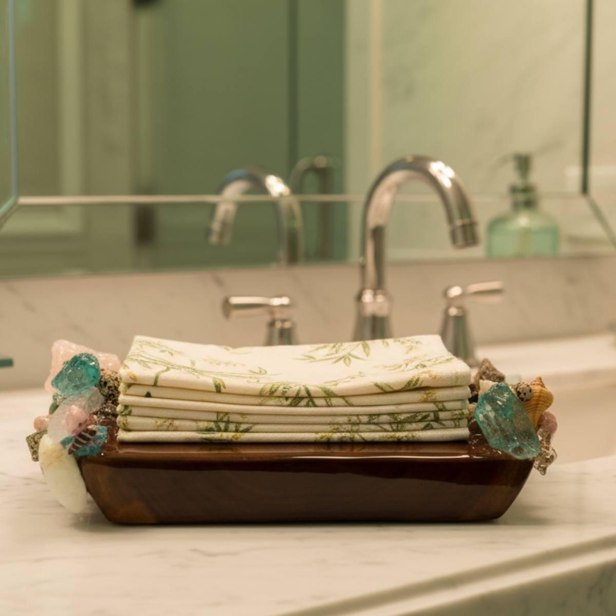 Coastal Guest Towel Napkin Holder