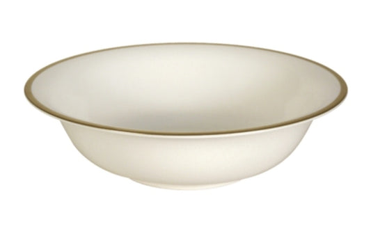 Signature Ivory with Gold Oval Vegetable Bowl-Monogrammed