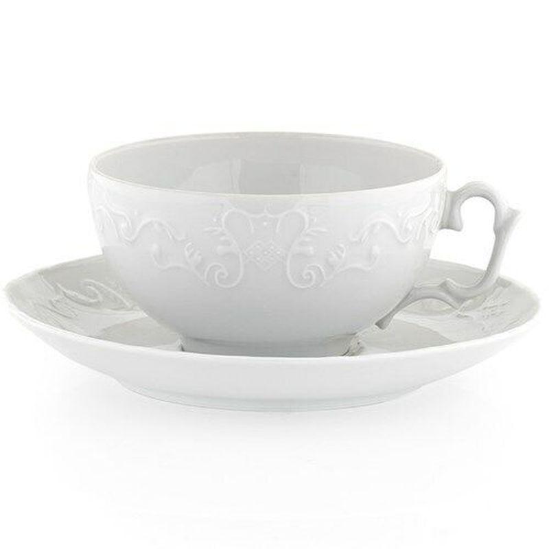 White Simply Anna Cup & Saucer