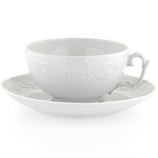 White Simply Anna Cup & Saucer