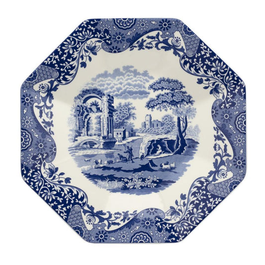 Blue Italian 14" Octagonal Platter