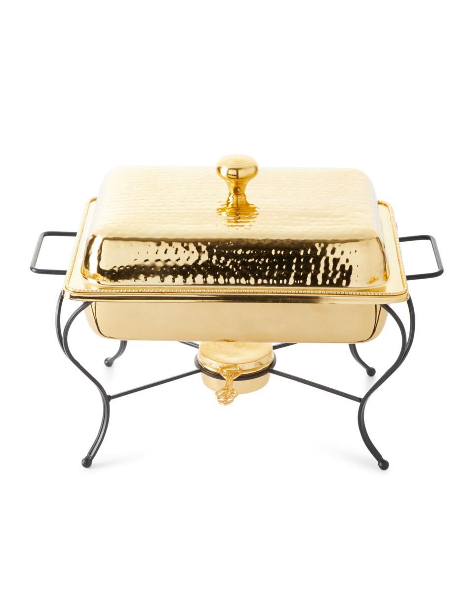 Rectangular Chafing Dish-Gold Finish