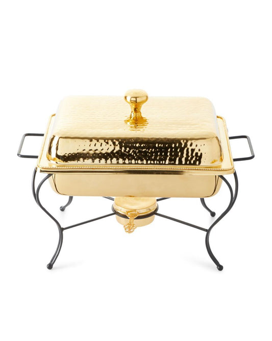 Rectangular Chafing Dish-Gold Finish