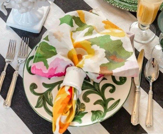 Napkin Large, Portofino Summer Garden