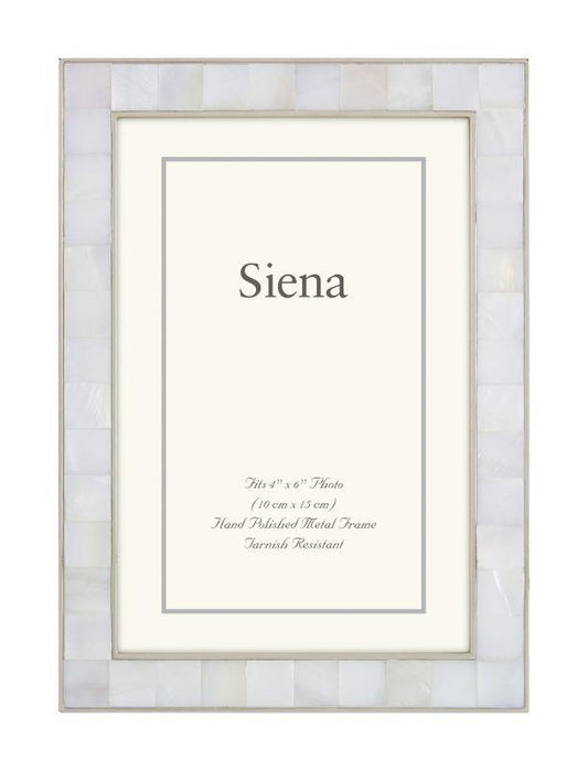 Frame-Silver/Mother of Pearl 4x6