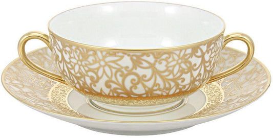 Incrustation Cream Soup Saucer